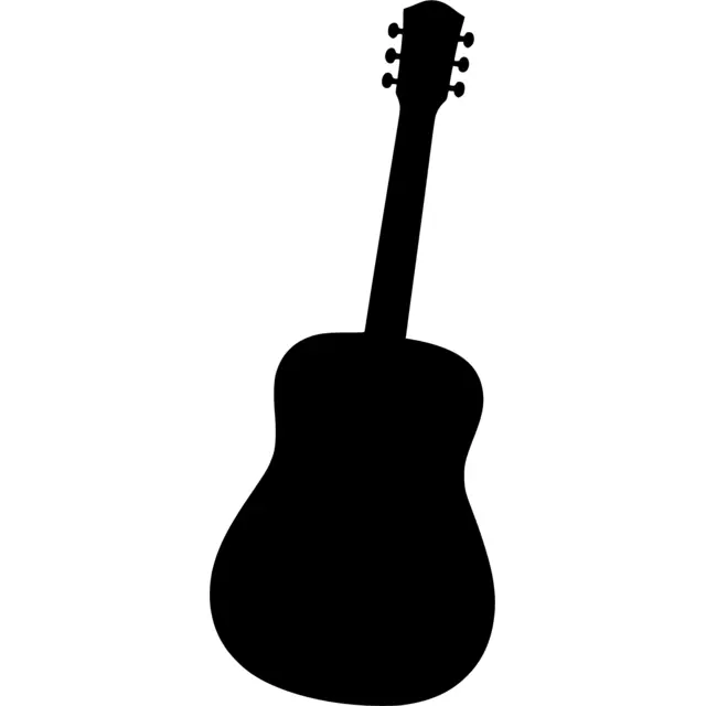 Acoustic Guitar Silhouette