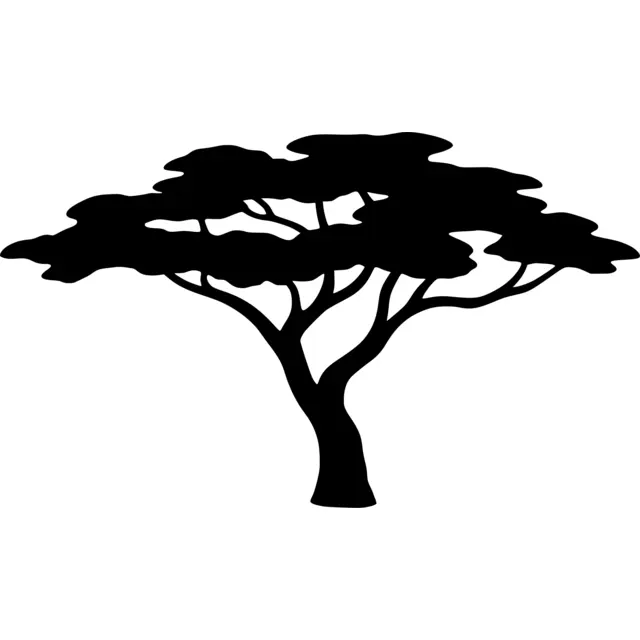 African Tree Silhouette