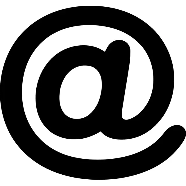 At Symbol Silhouette
