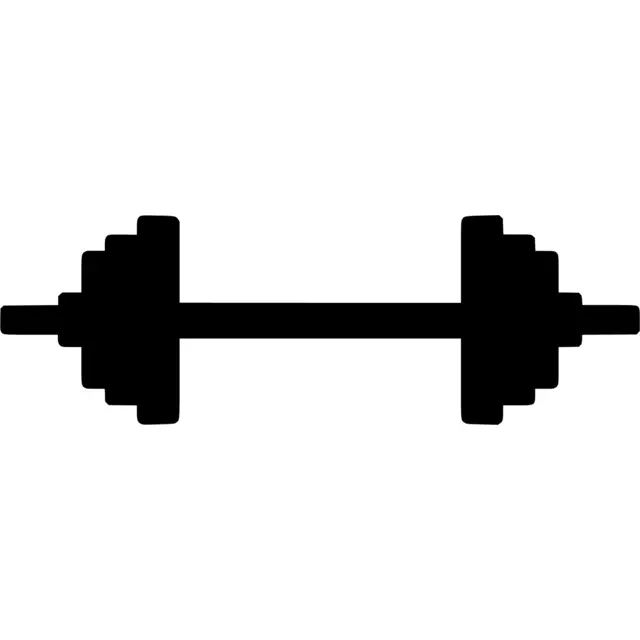 Barbell Silhouette
