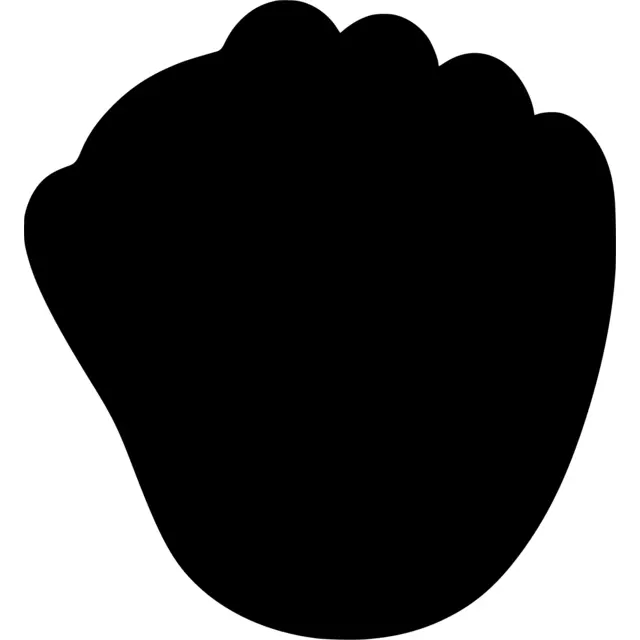 Baseball Mitt Silhouette