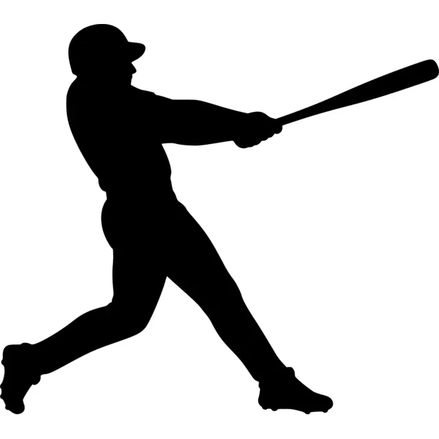 Baseball Player Silhouette