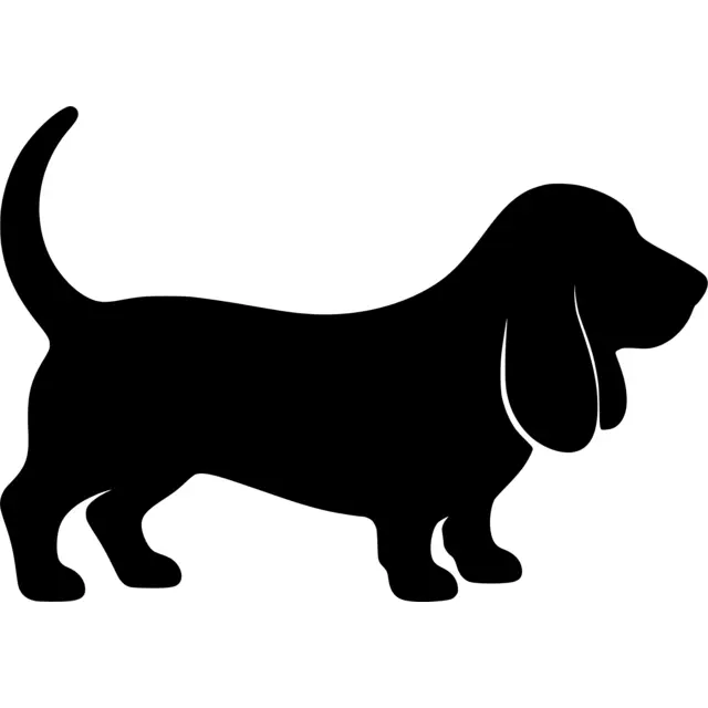 Basset Hound Silhouette