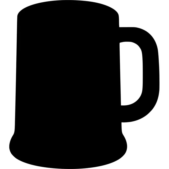 Beer Mug Silhouette