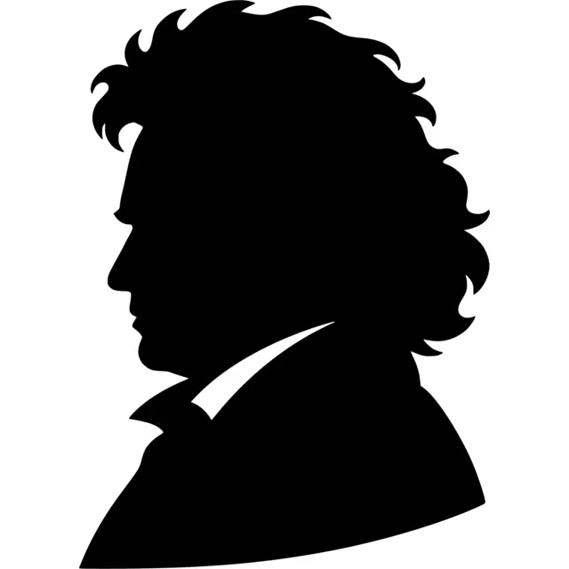 Beethoven Silhouette