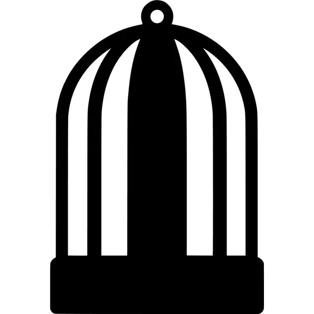 Bird Cage Silhouette