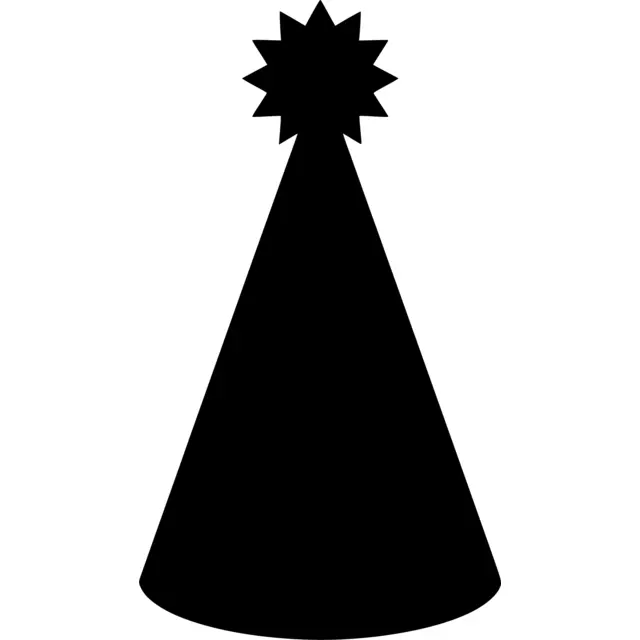 Birthday Hat Silhouette