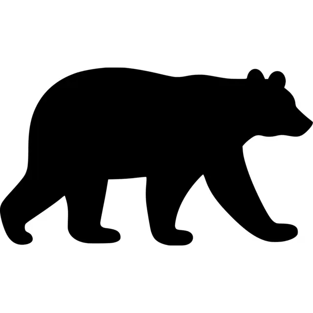 Black Bear Silhouette