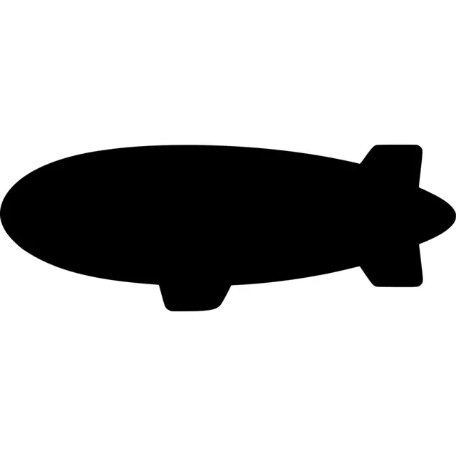 Blimp Silhouette