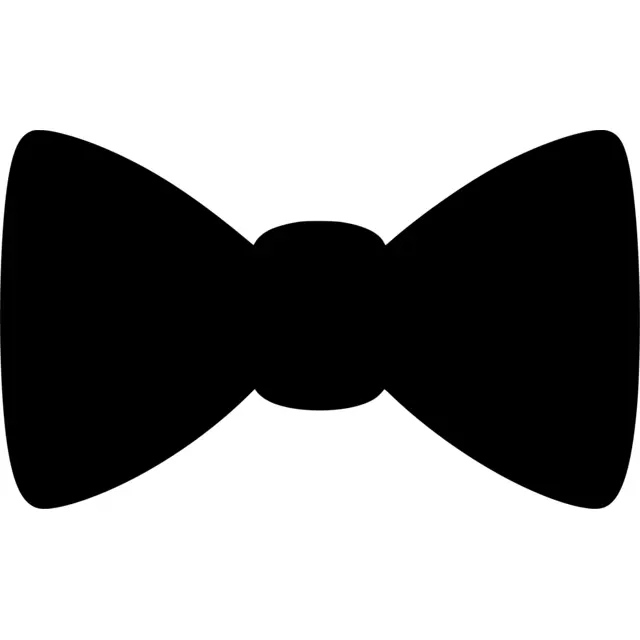 Bow Tie Silhouette