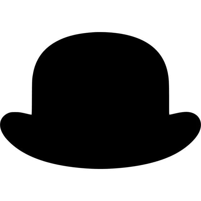Bowler Hat Silhouette