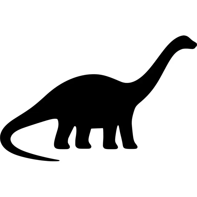 Brontosaurus Silhouette