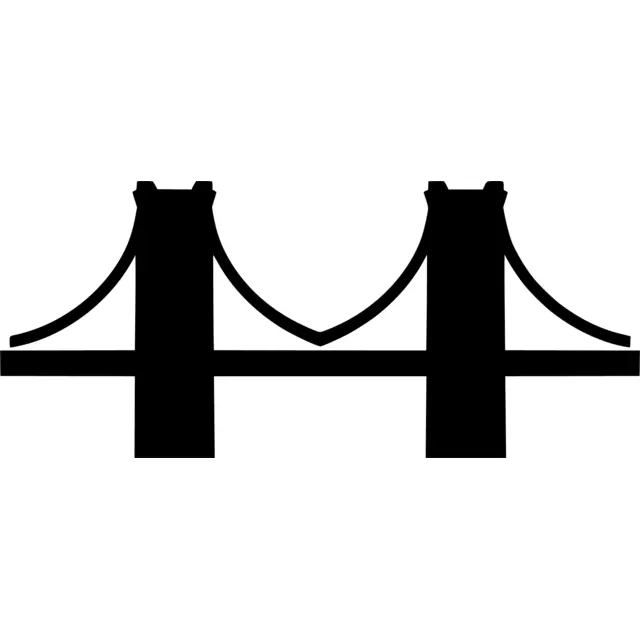 Brooklyn Bridge Silhouette