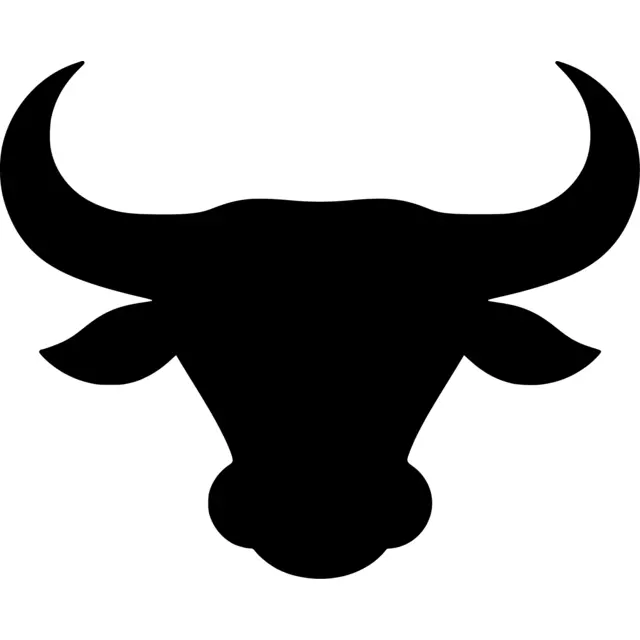 Bull Head Silhouette