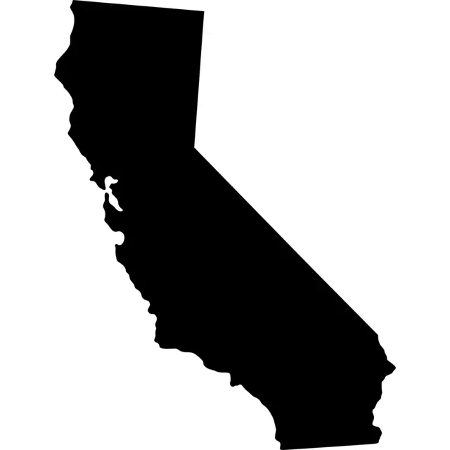 California Map Silhouette