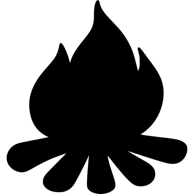 Campfire Silhouette