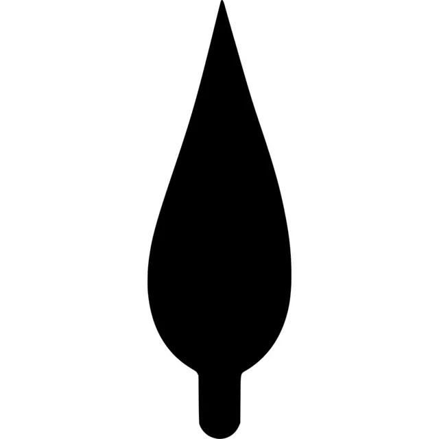 Candle Flame Silhouette