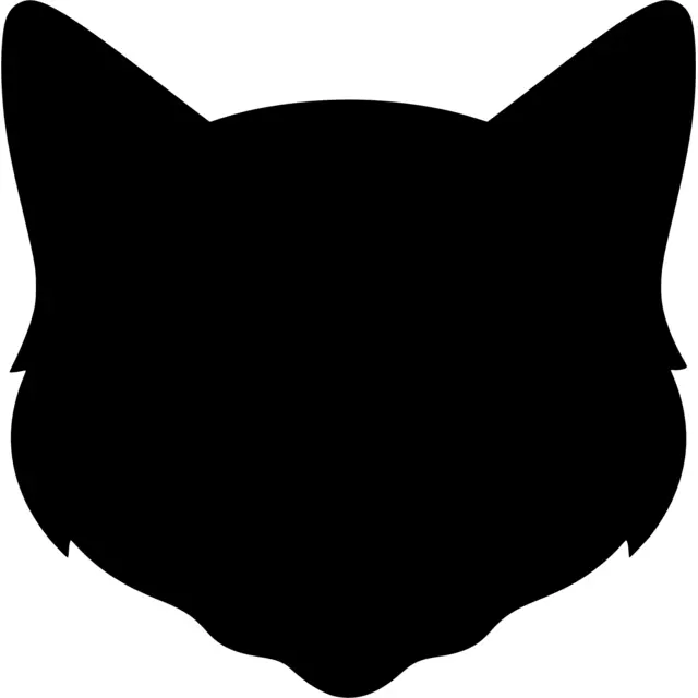 Cat Head Silhouette