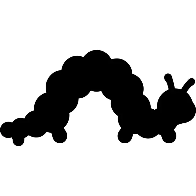 Caterpillar Silhouette