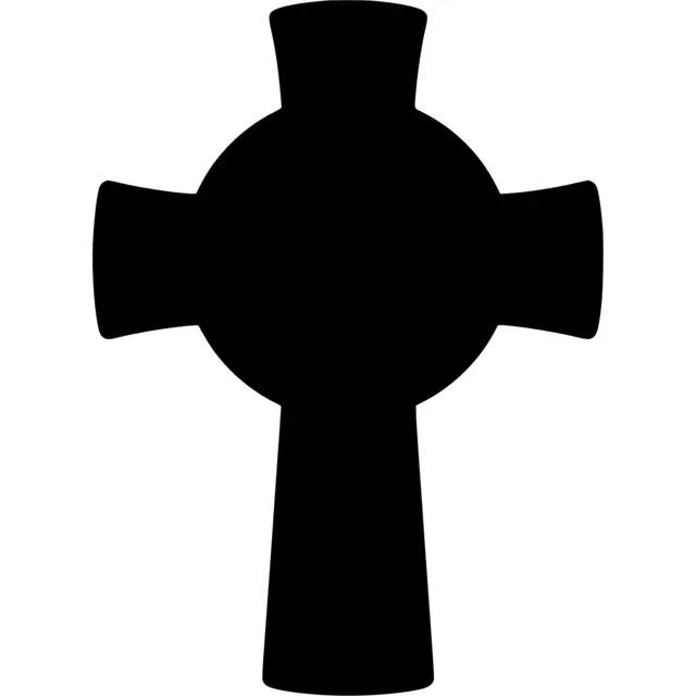 Celtic Cross Silhouette
