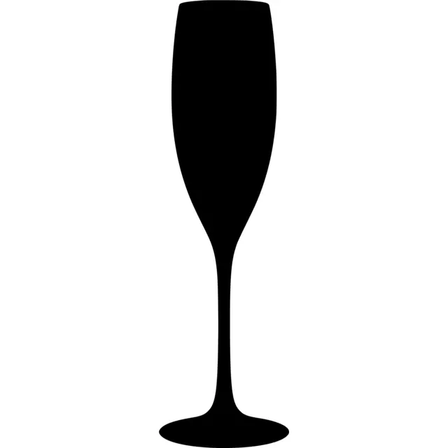 Champagne Glass Silhouette