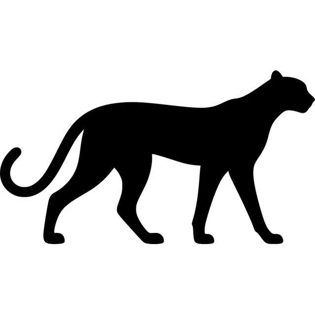 Cheetah Silhouette