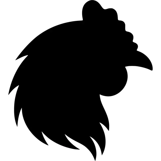 Chicken Head Silhouette