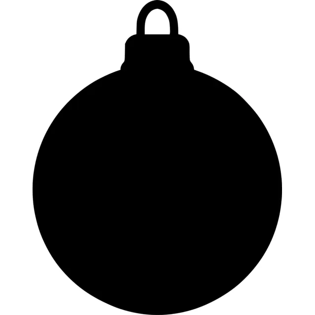 Christmas Ornament Silhouette