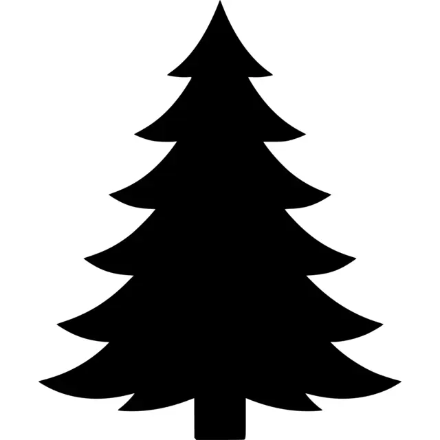 Christmas Tree Silhouette