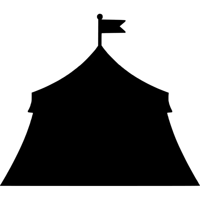 Circus Tent Silhouette