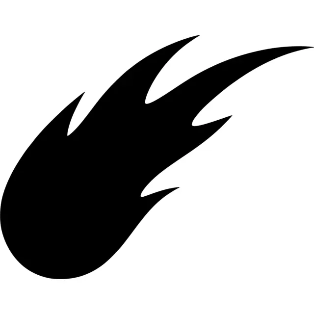 Comet Silhouette