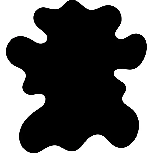 Cow Spots Silhouette