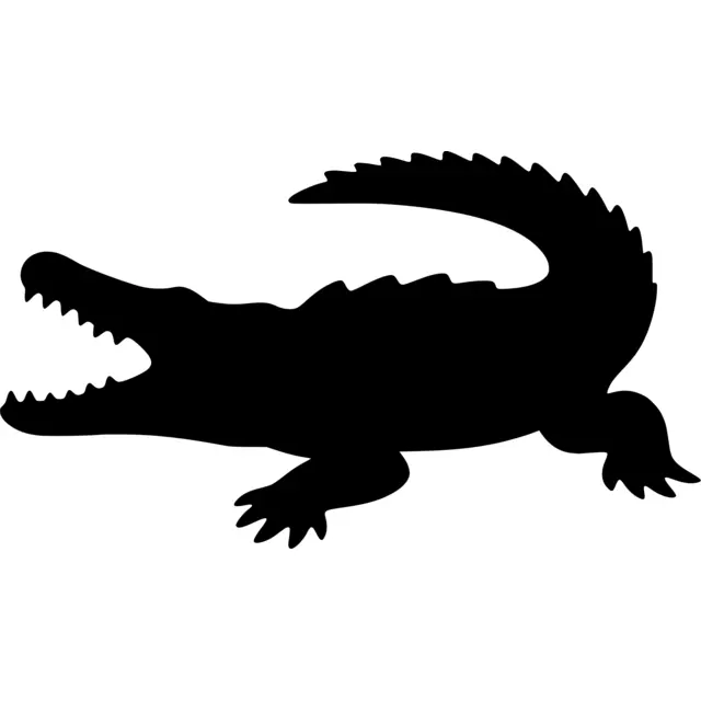 Crocodile Silhouette