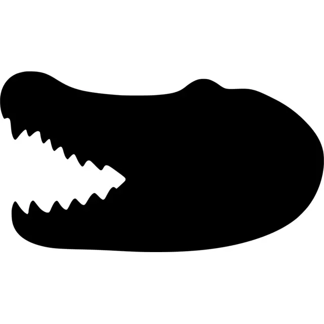 Crocodile Head Silhouette
