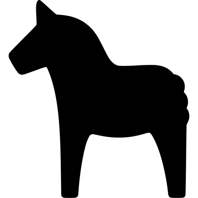 Dala Horse Silhouette