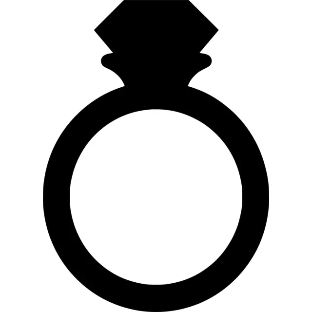 Diamond Ring Silhouette
