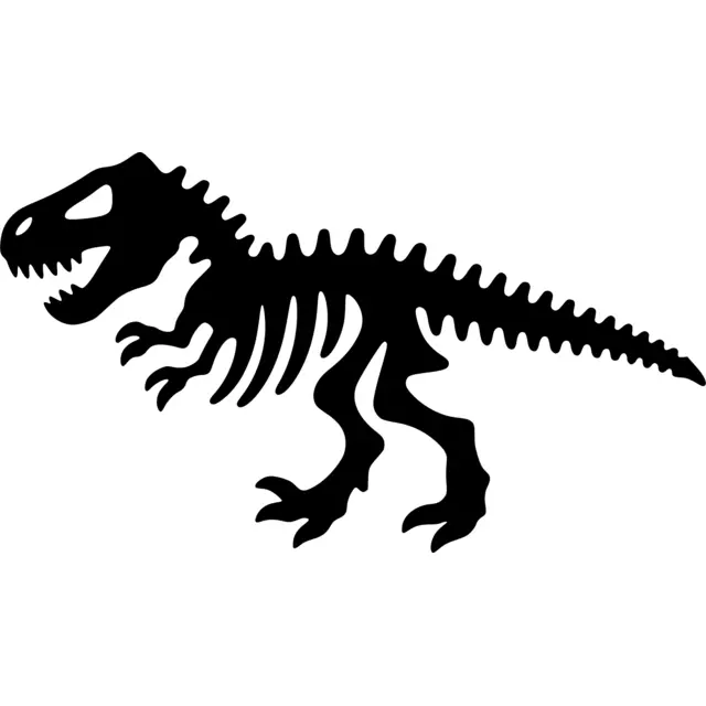 Dinosaur Skeleton Silhouette