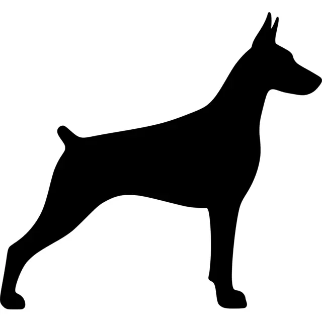 Doberman Silhouette