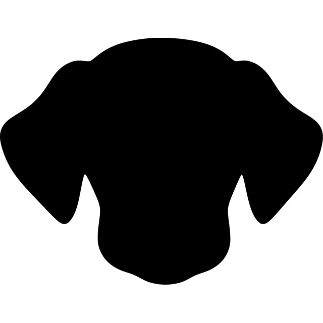 Dog Head Silhouette
