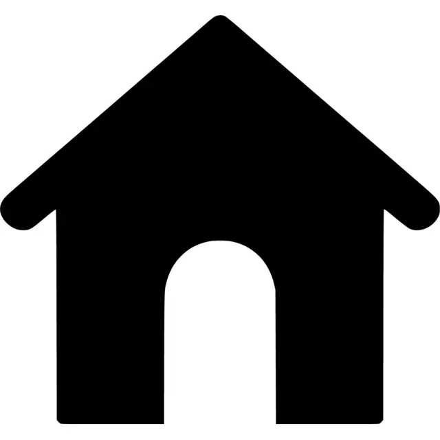 Dog House Silhouette