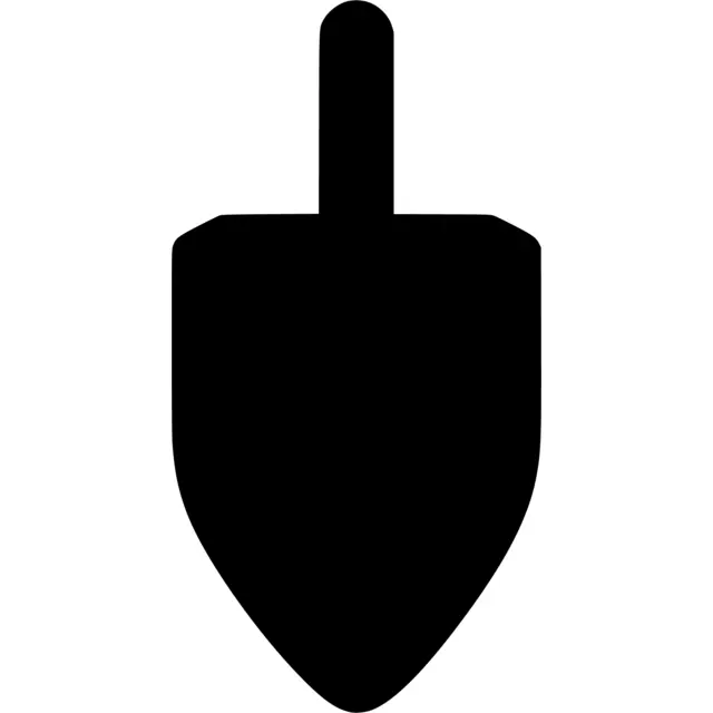 Dreidel Silhouette