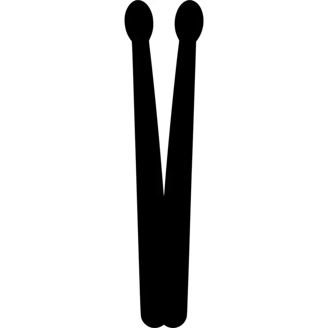 Drum Sticks Silhouette