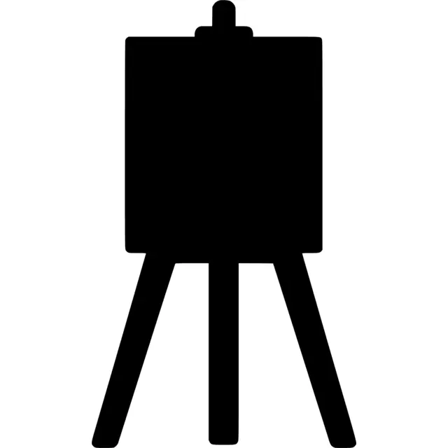 Easel Silhouette