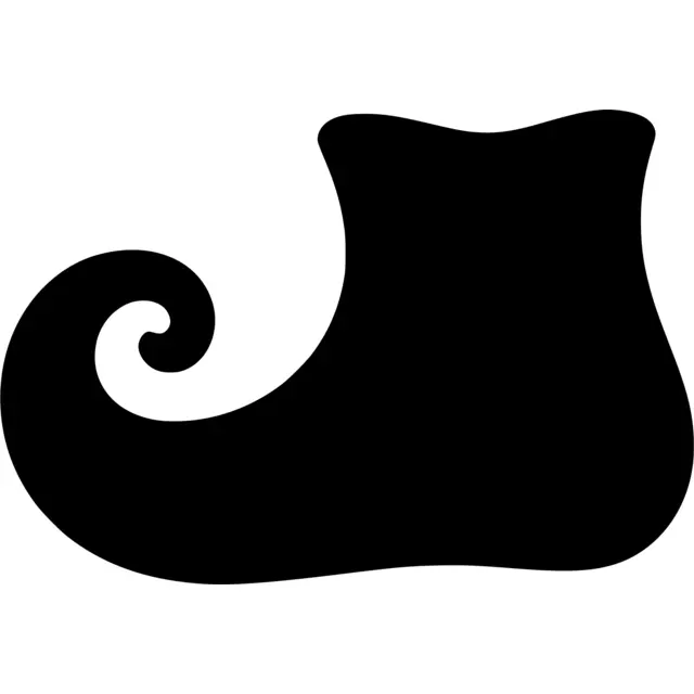 Elf Shoe Silhouette