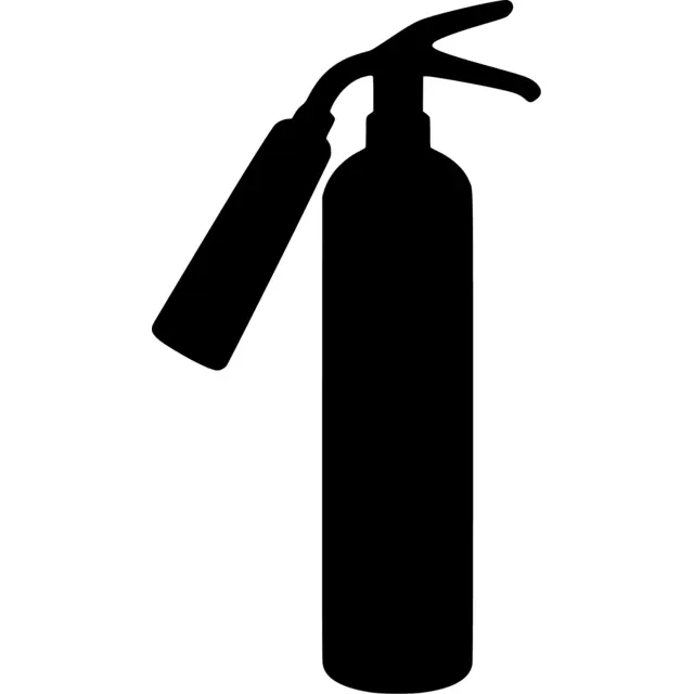 Fire Extinguisher Silhouette