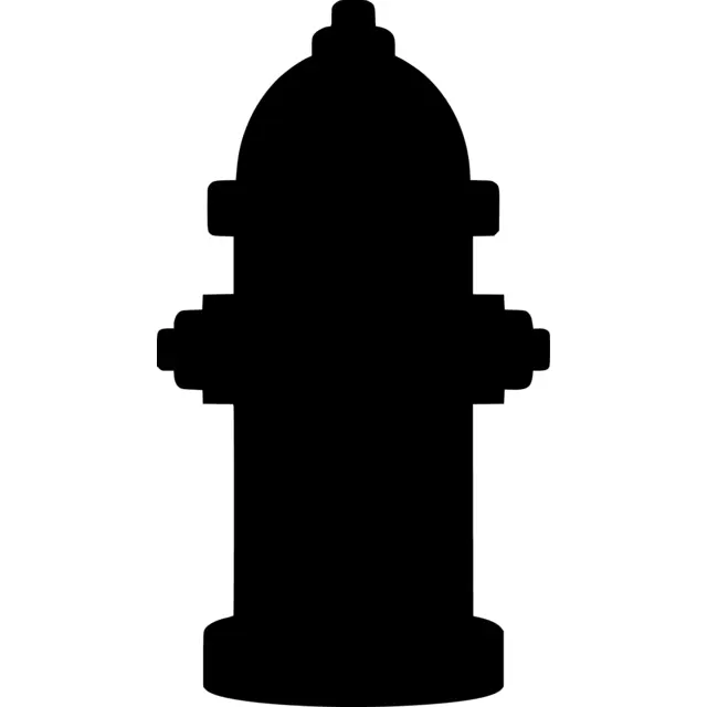 Fire Hydrant Silhouette