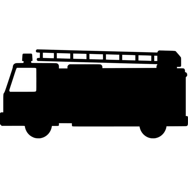Fire Truck Silhouette