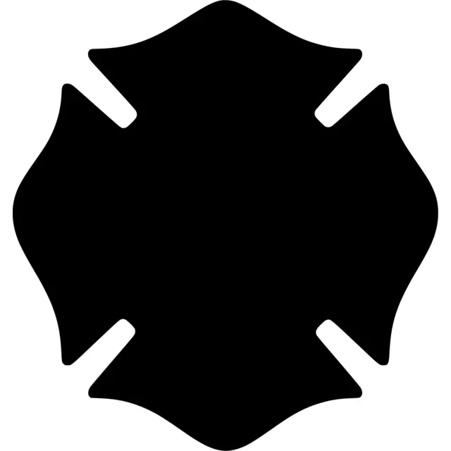 Fireman Badge Silhouette