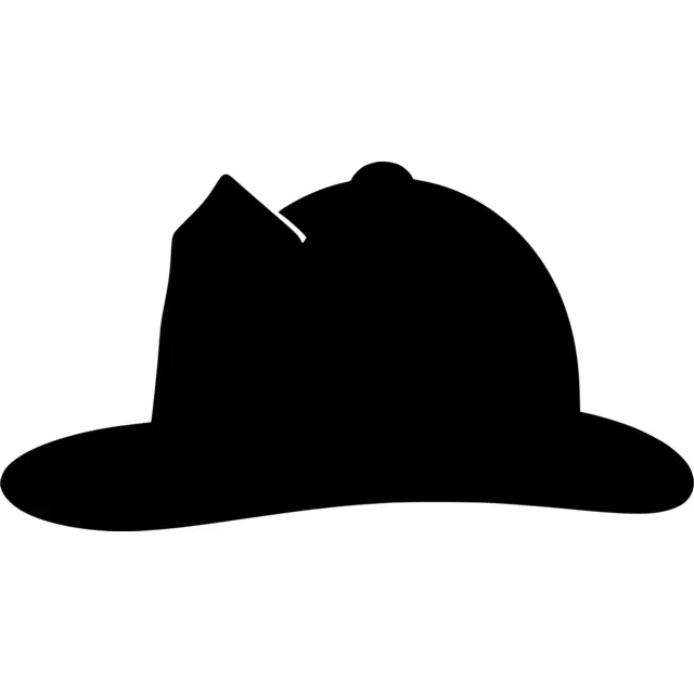 Fireman Hat Silhouette