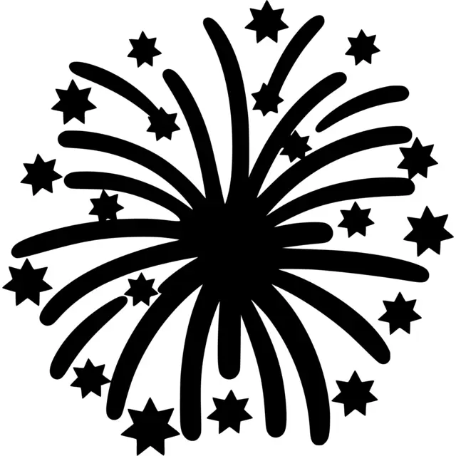 Fireworks Silhouette